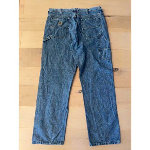 Men's Lee Carpenter Jeans Size 38 x 34 Workwear Utility Denim Big and Tall - Picture 2 of 8